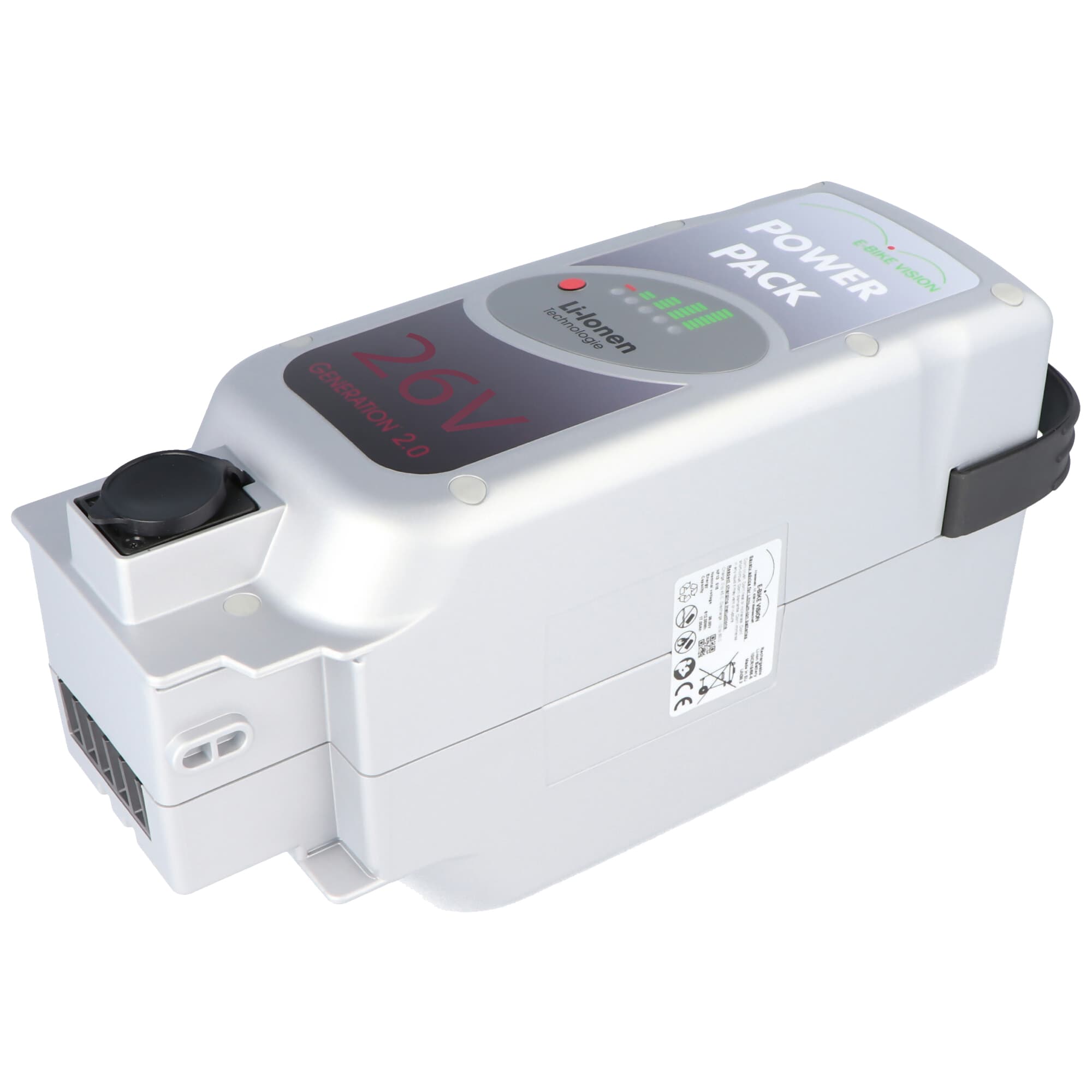 Batterie Powerpack 20 Ah pour vélo électrique BikeTec Tandem XT (2011), réplique 26 V, 510 Wh