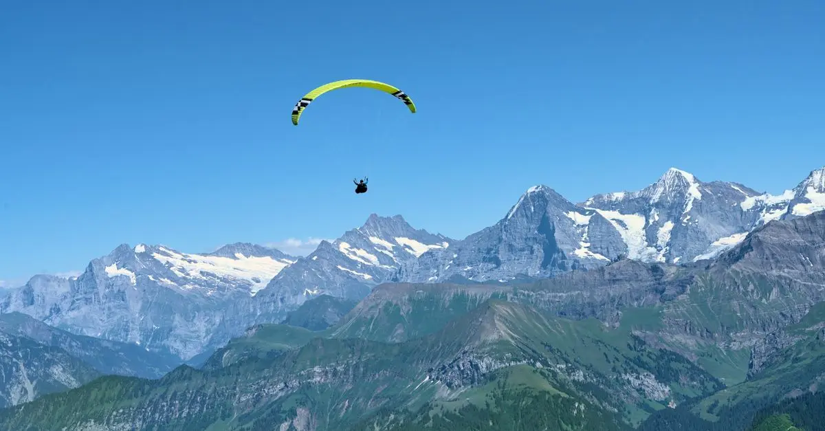 Les meilleures destinations pour vivre un saut en parachute